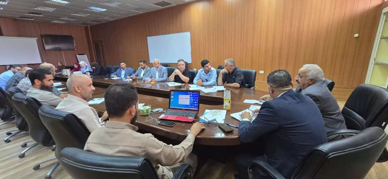 اجتماع إدارة شؤون أعضاء هيئة التدريس بالجامعة لمناقشة الاستعدادات للعام الجامعي 2026/2027