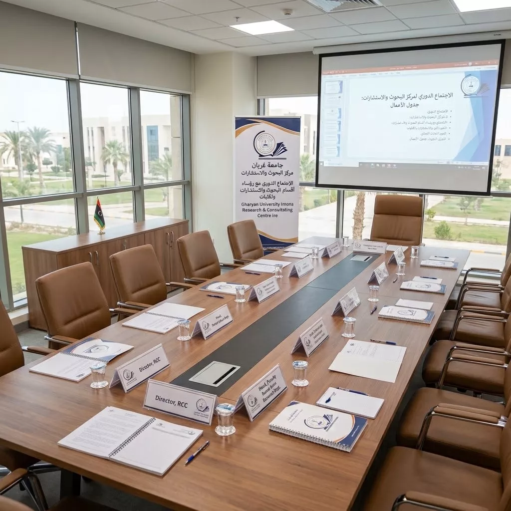 مركز البحوث والاستشارات بالجامعة يعقد اجتماعه الدوري مع رؤساء أقسام البحوث والاستشارات بكليات الجامعة
