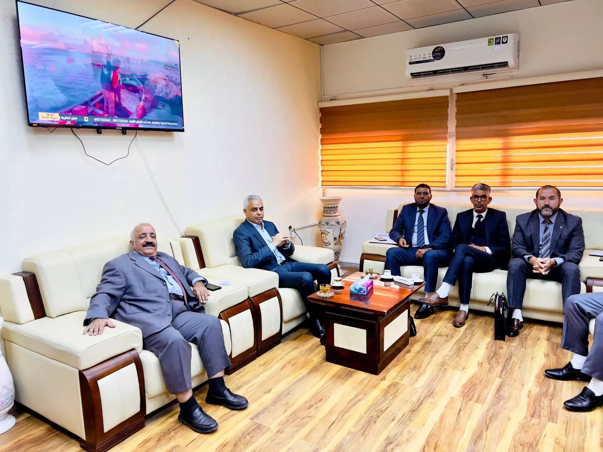 جامعة غريان تستقبل لجنة تقييم الأداء الأكاديمي والإداري