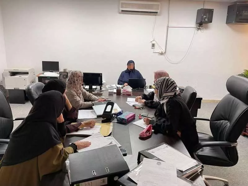 مشاركة قسم الإحصاء في اجتماع مدير مكتب خدمة المجتمع والبيئة مع رؤساء فرق خدمة المجتمع بالأقسام العلمية