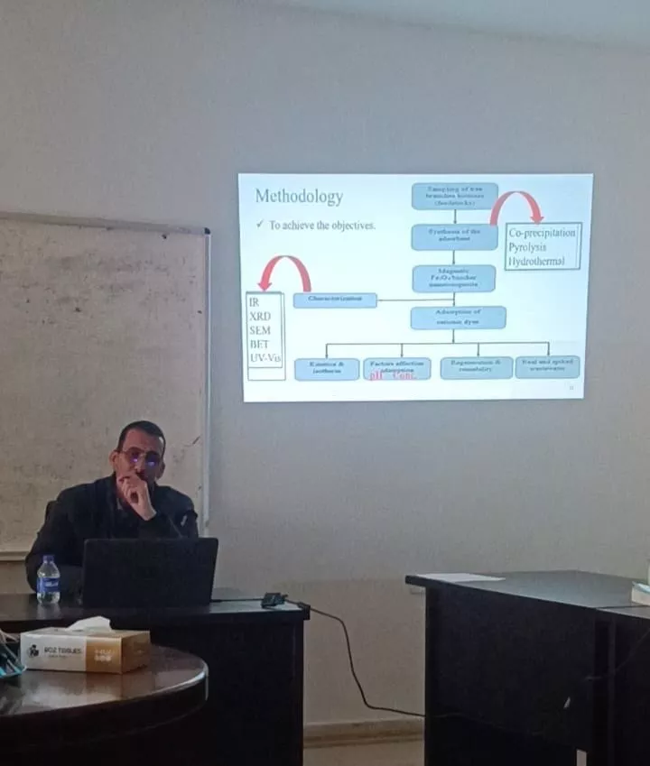 PhD Proposal Accepted for a Faculty Member in the Department of Chemistry, Specialized in Environmental Analytical Chemistry