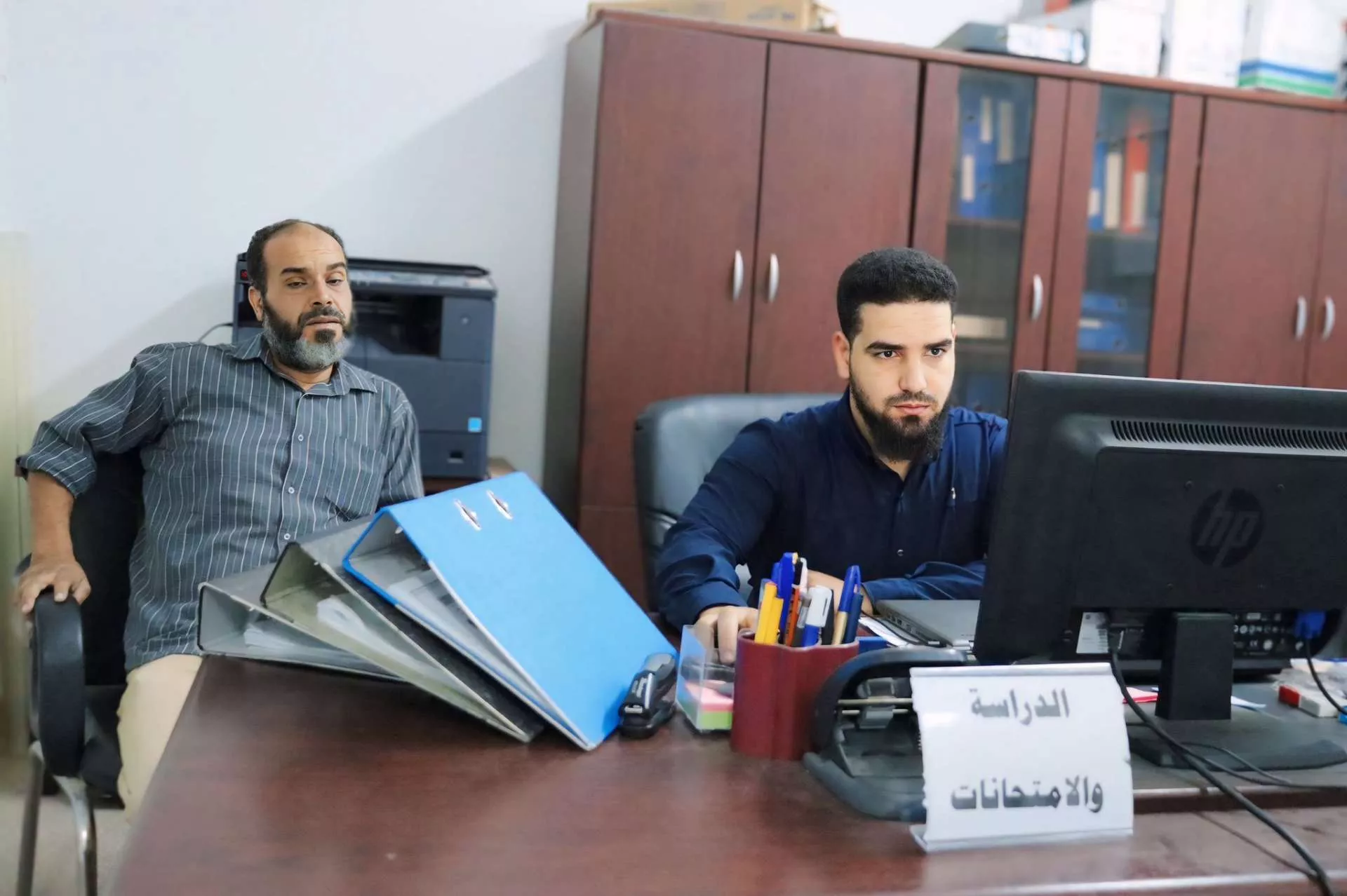 زياره إعلامي جامعة غريان الى  كلية طب الأسنان 🦷