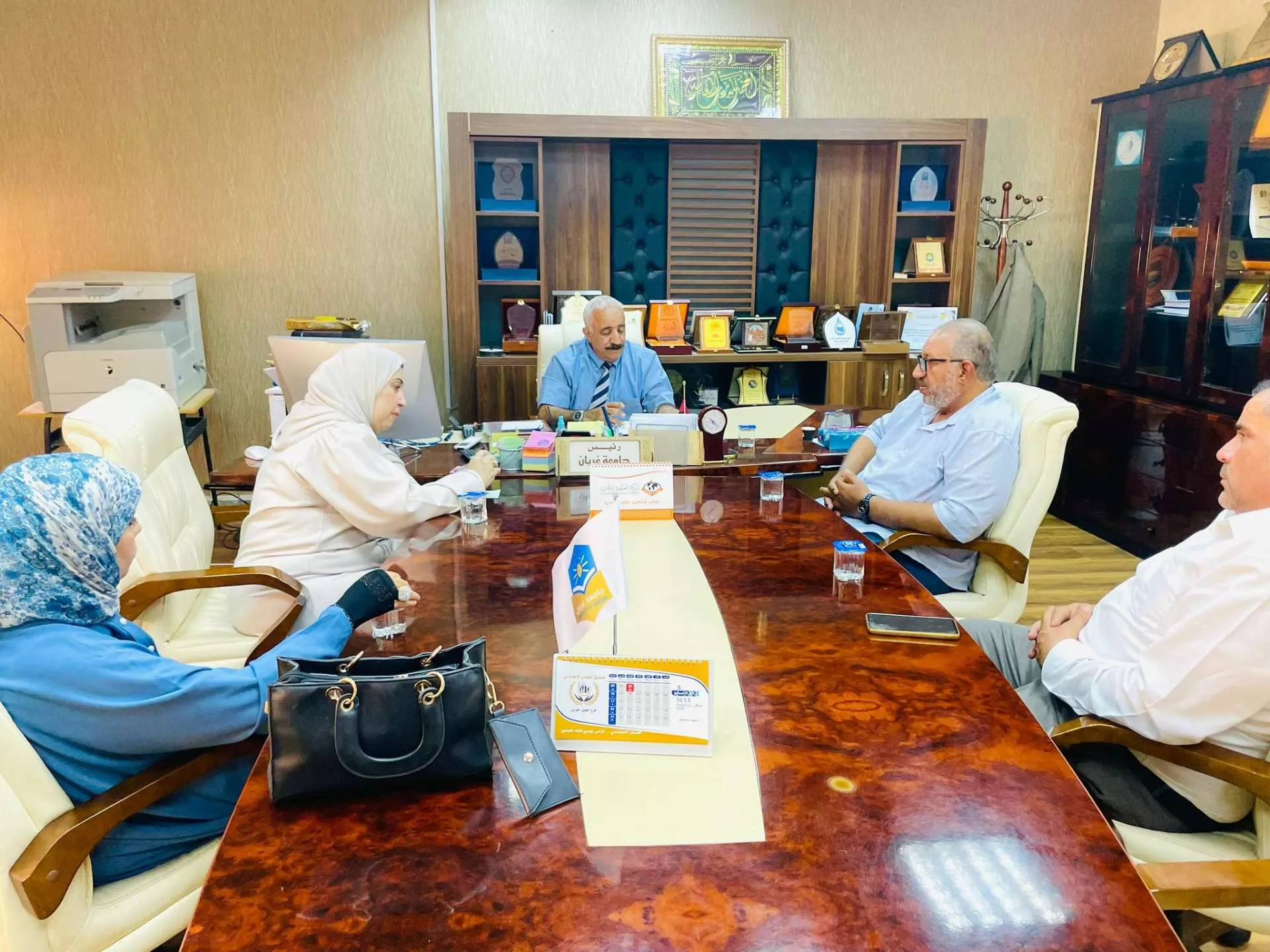 Gharyan University hosts the Deputy Minister of Culture to discuss cultural cooperation.