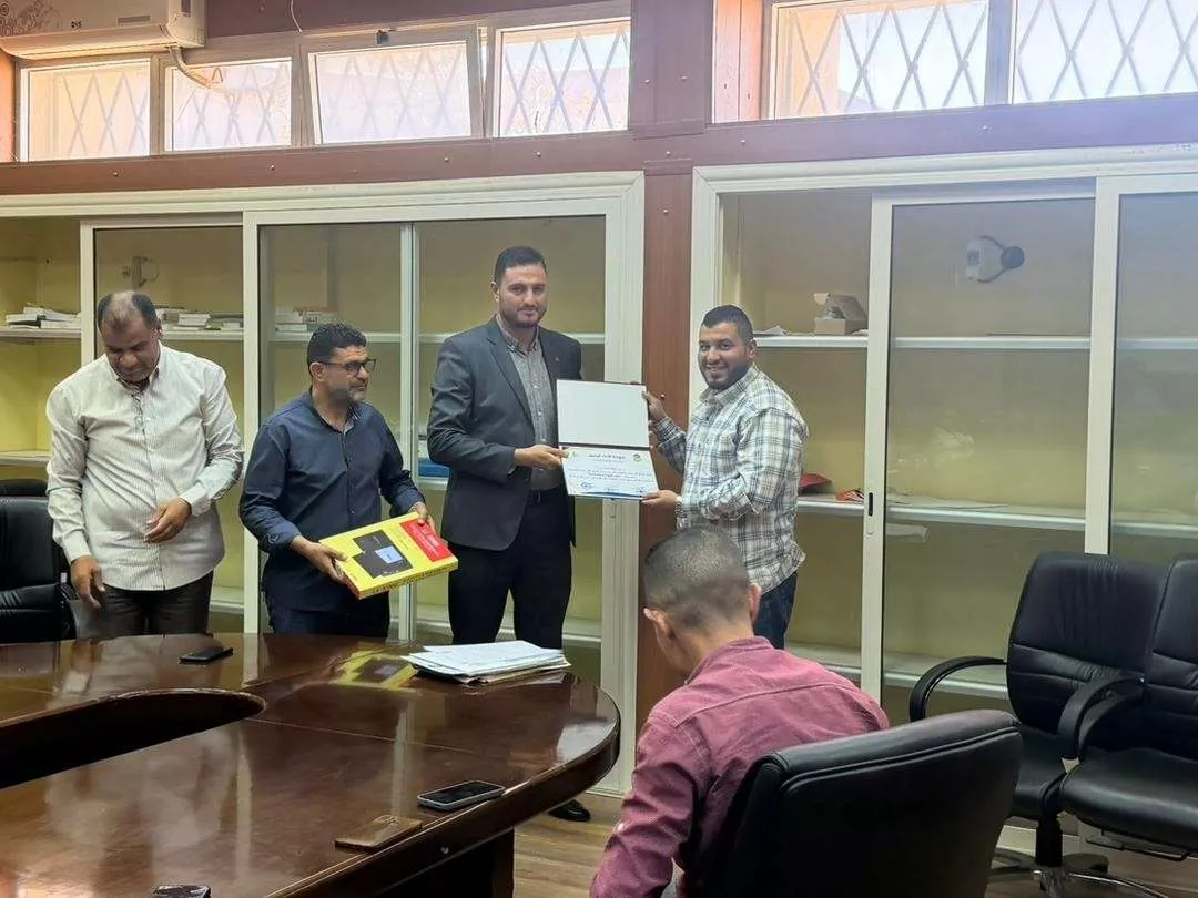 Today, Monday, October 22, 2025, a training workshop was held targeting office directors and general administration staff at Gharyan University.