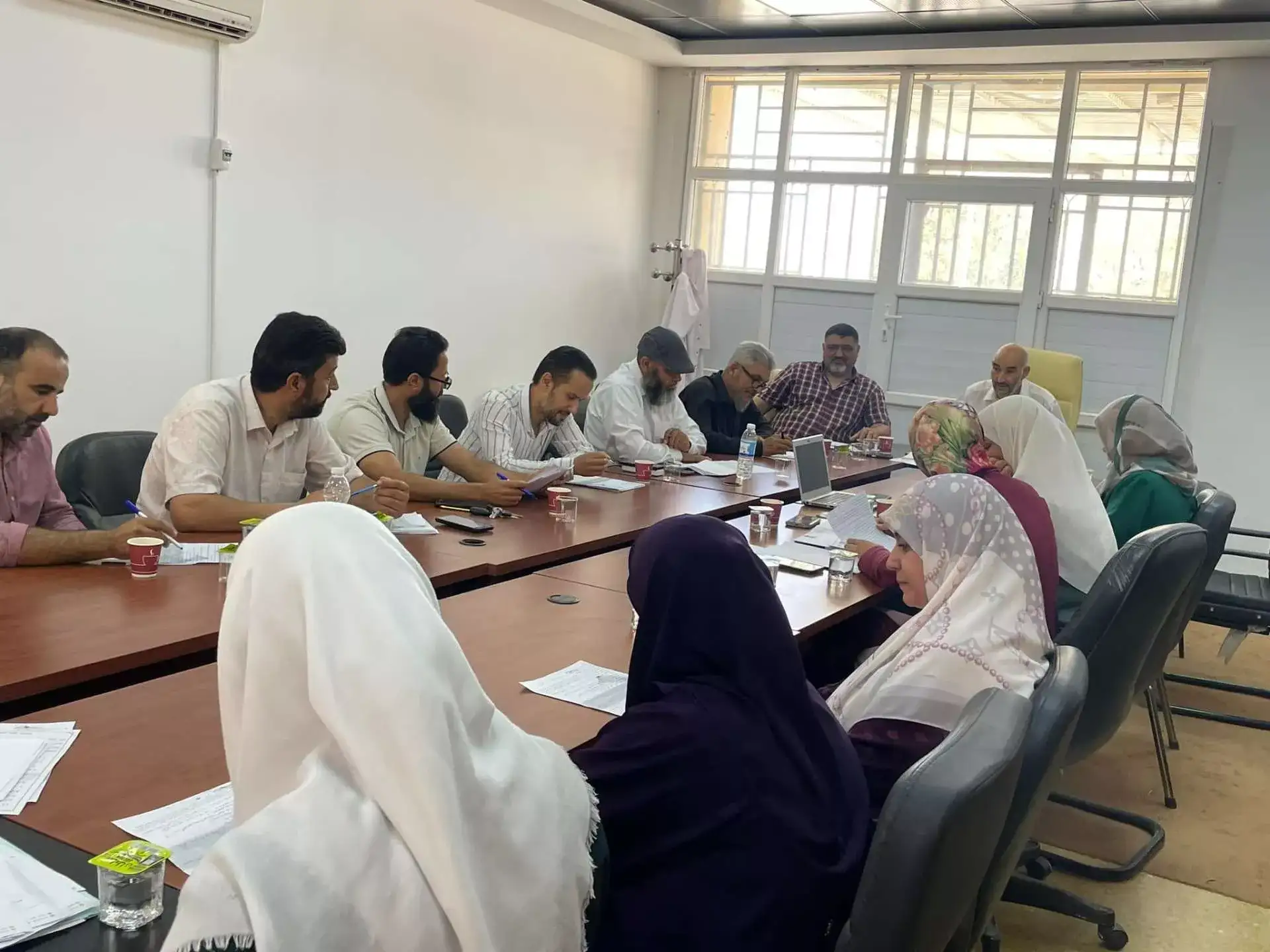 أجتماع لجنة الجودة بكلية العلوم غريان برئاسة السيد عميد الكلية الدكتور شهوب الأحمر