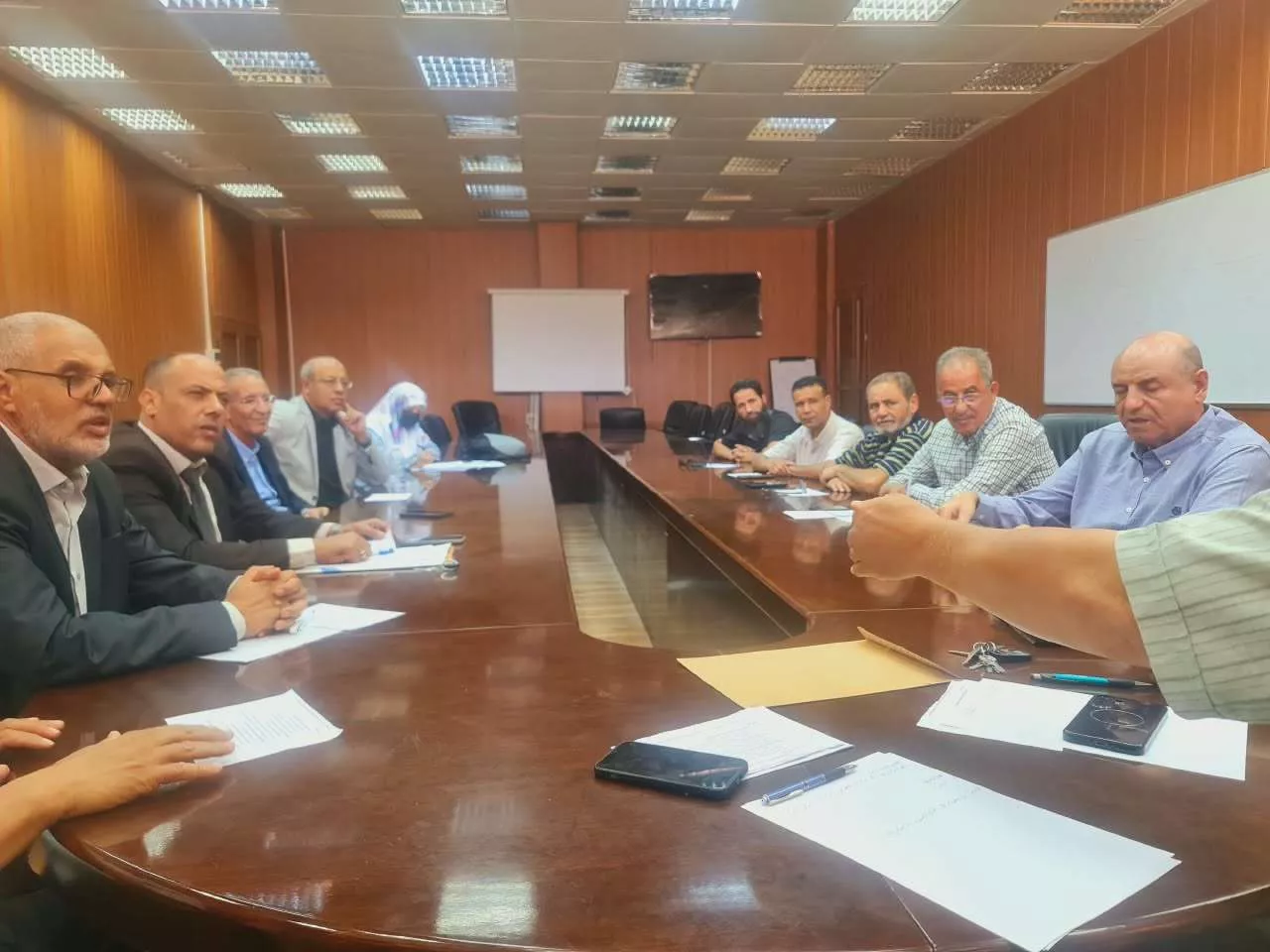 اجتماع دوري للجنة الإشراف والمتابعة على المجلات العلمية المحكمة بجامعة غريان
