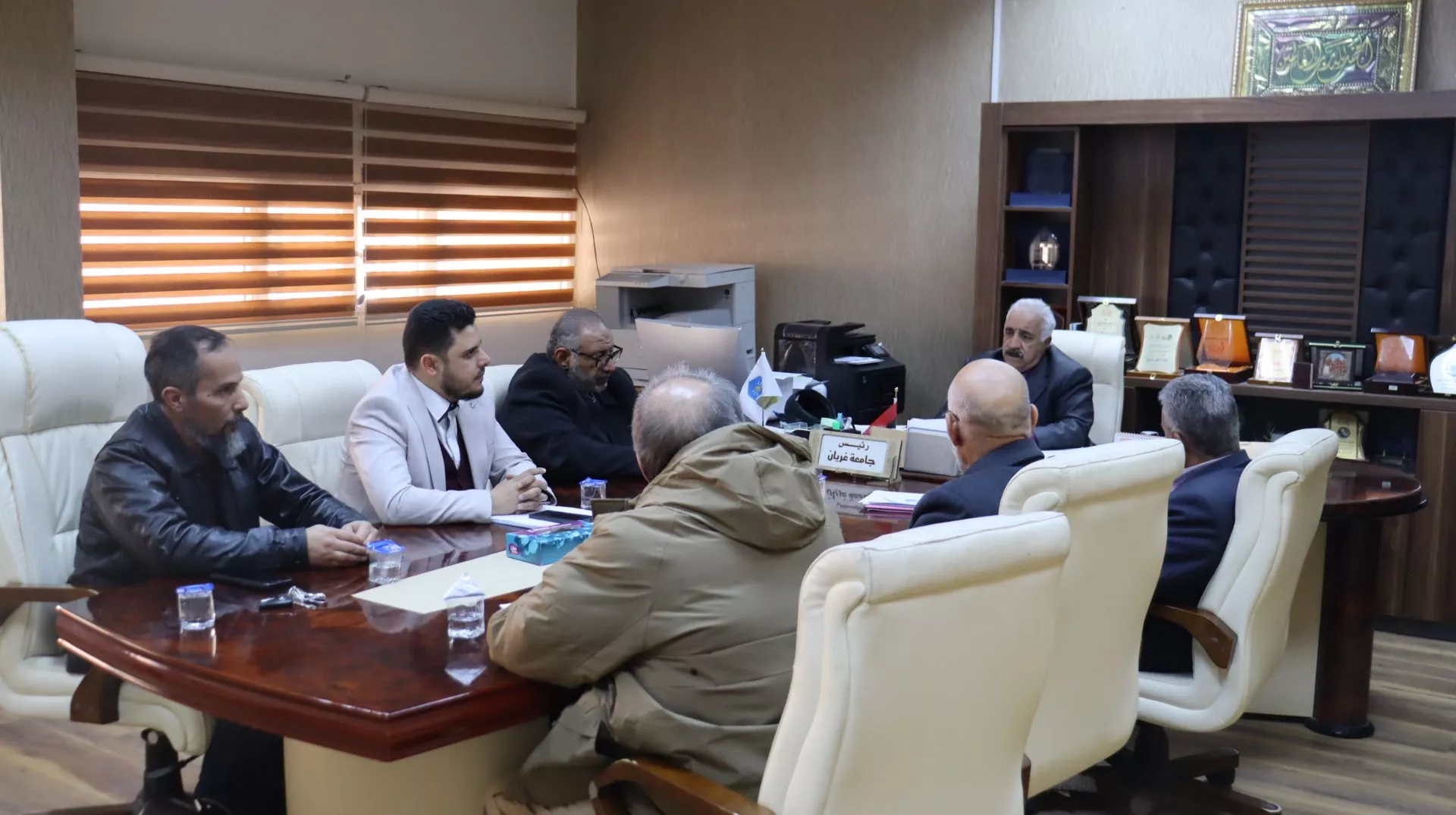 The Committee for Qualifying Gharyan University for International Rankings Holds Its Sixteenth Meeting