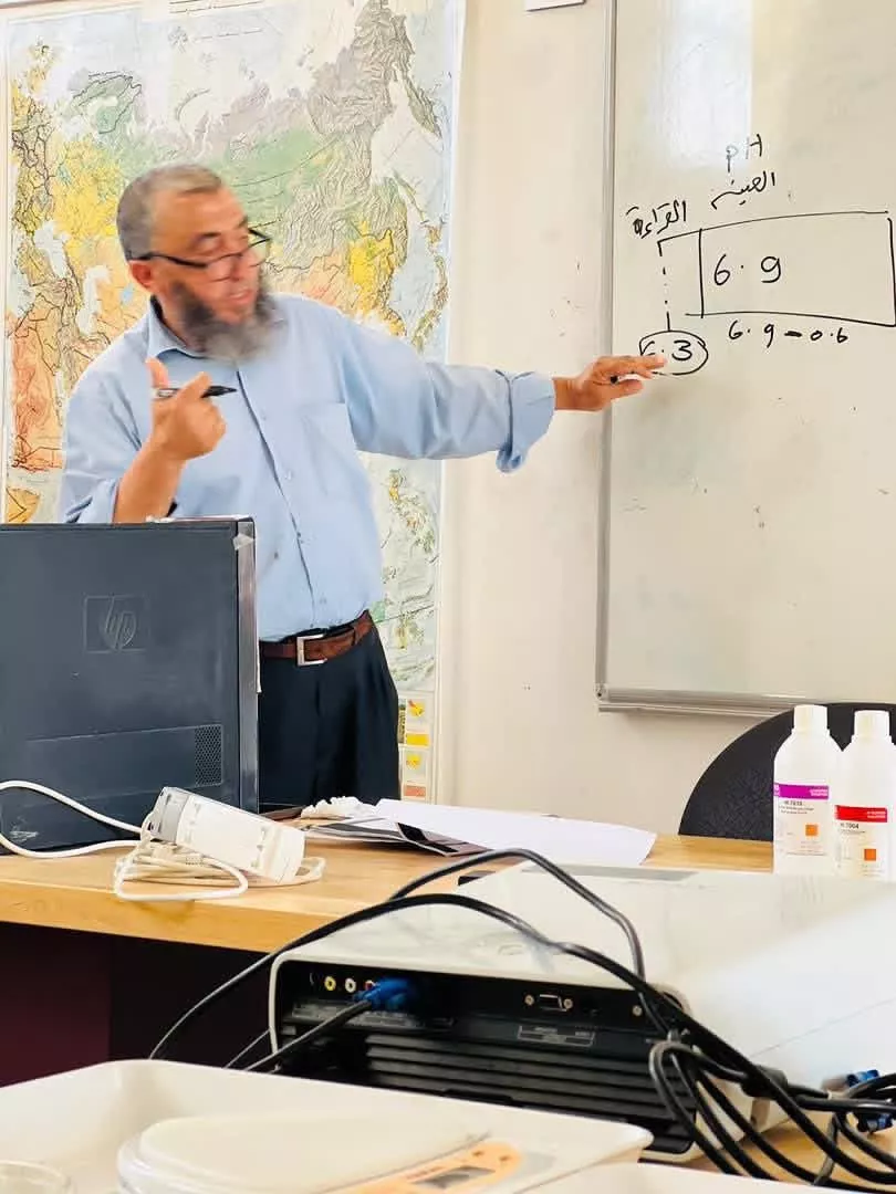 اختتام ورشة عمل: قياس pH و EC لمحاليل التربة والمحاليل المائية