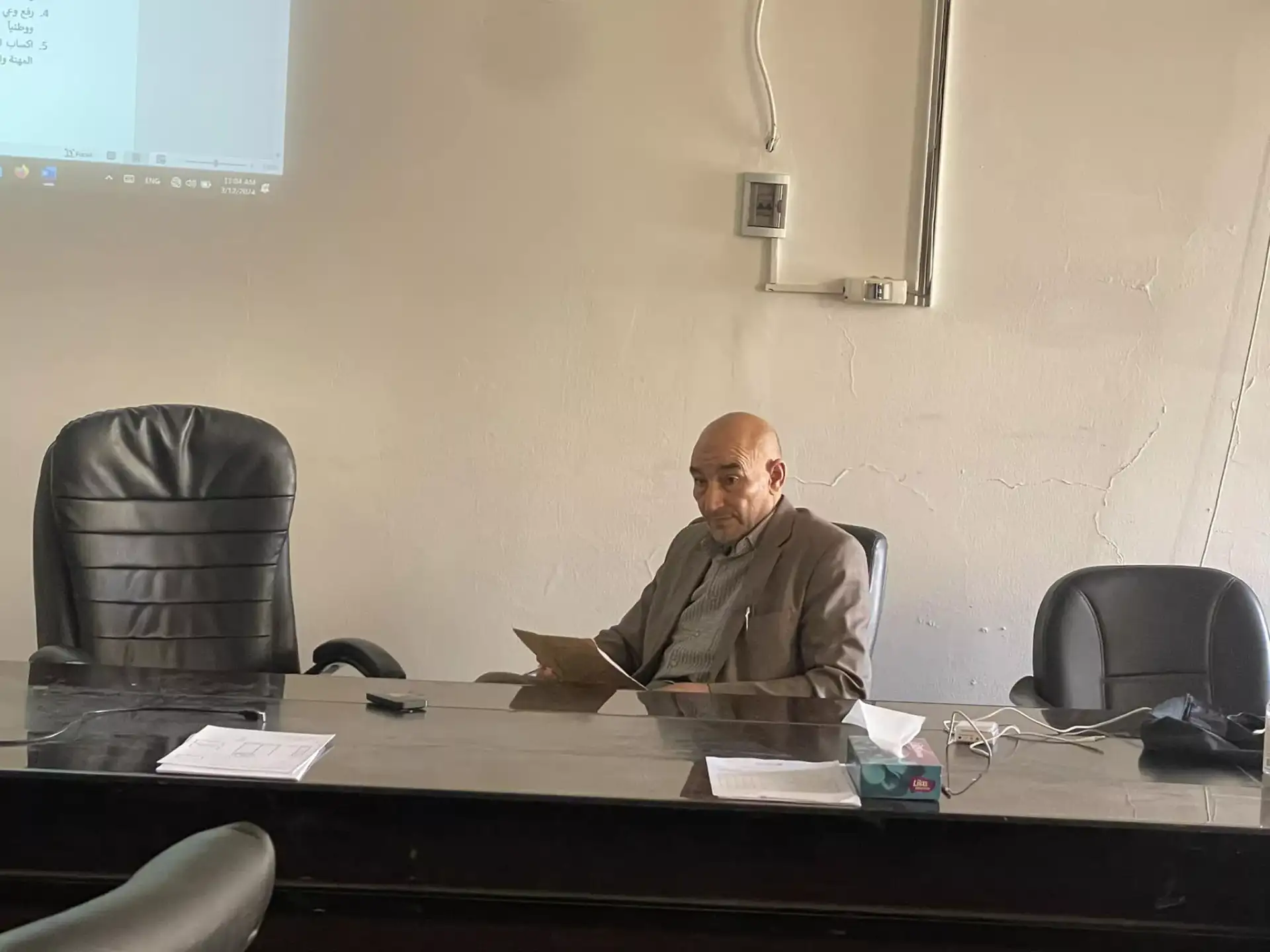 متابعة ملف الاعتماد المؤسسي لكلية العلوم غريان اجتمع مجلس الكلية