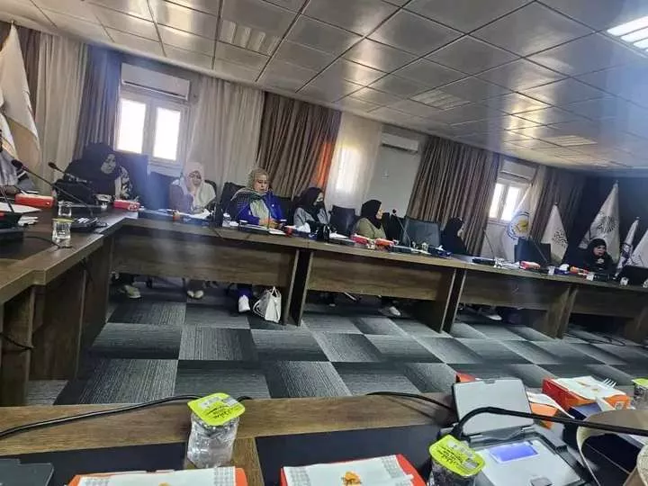 مشاركة مكتب دعم وتمكين المرأة بجامعة غريان في الاجتماع الأول لمدراء المكاتب بالجامعات والهيئات والأكاديمية الليبية للدراسات العليا