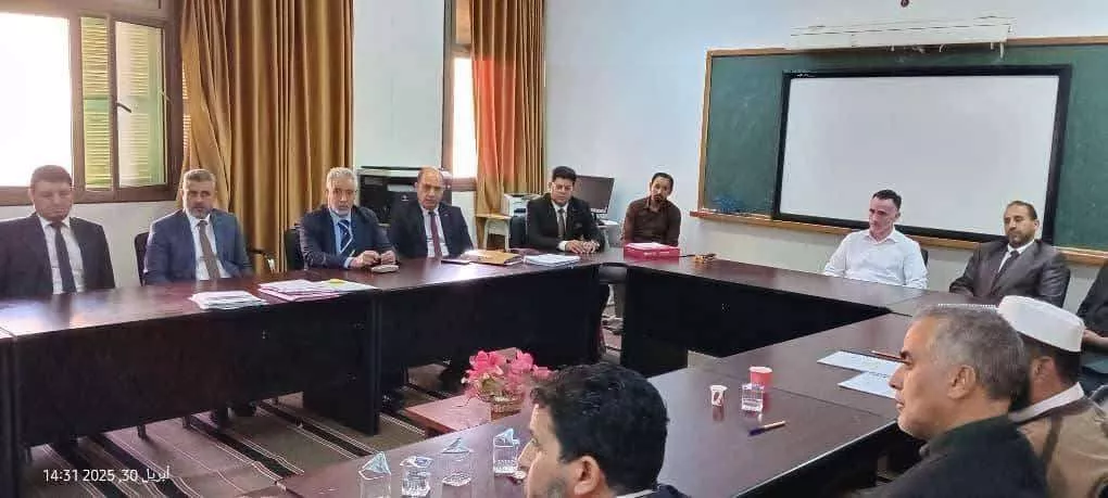 اختتام زيارة لجنة الاعتماد المؤسسي لكلية العلوم – جامعة غريان