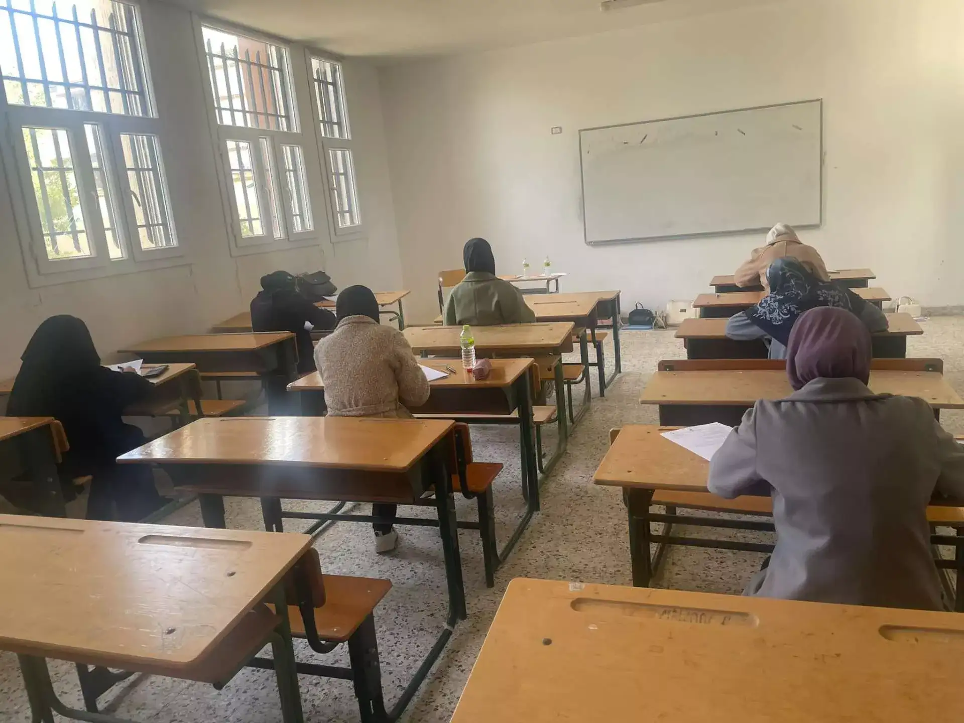 أبتدأت على بركة الله يوم السبت الموافق 24-2-2024 الأمتحانات النهائية لطلبة كلية العلوم غريان