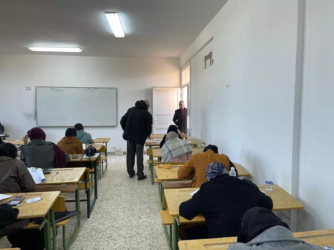 انطلاق الامتحانات النهائية النظرية بكلية العلوم غريان