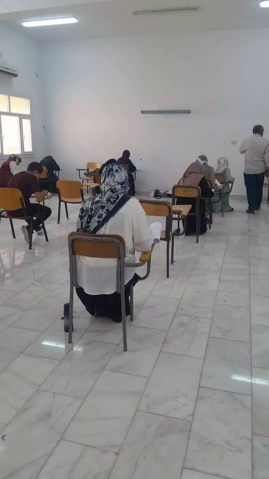 انطلاق الامتحانات فى كلية الهندسة جامعة غريان