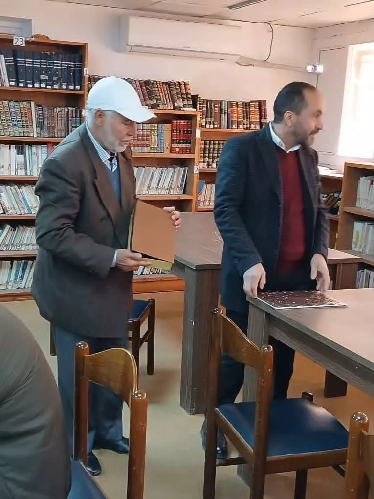 لقاء معايدة يعزز روح المحبة والتعاون بكلية العلوم غريان