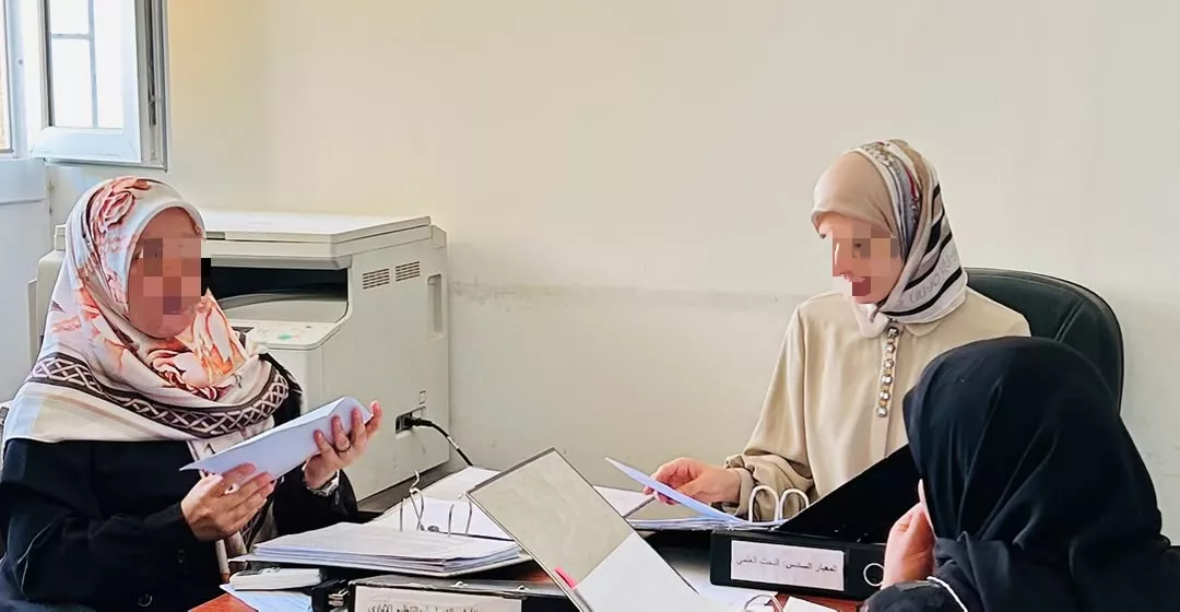 فريق الدراسة الذاتية على مستوى الكلية في زيارة تفقدية للمرة الثانية للأقسام العلمية