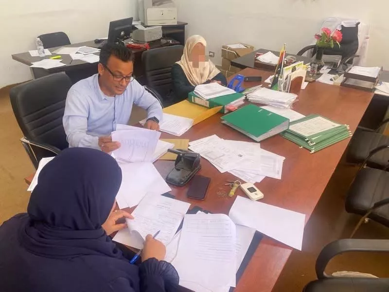 الزيارة التفقديّة الثانية لفريق الدراسة الذاتية لأقسام الكلية