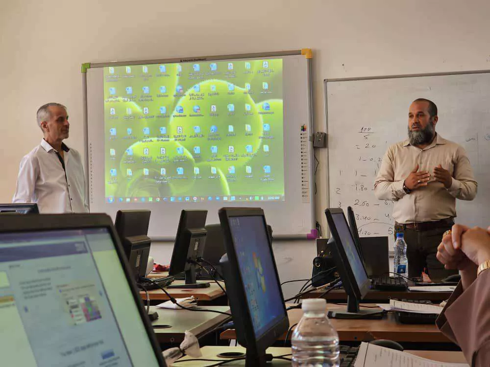 انطلاق الدورة التدريبية للتحليل الاحصائي لاعضاء هيئة التدريس