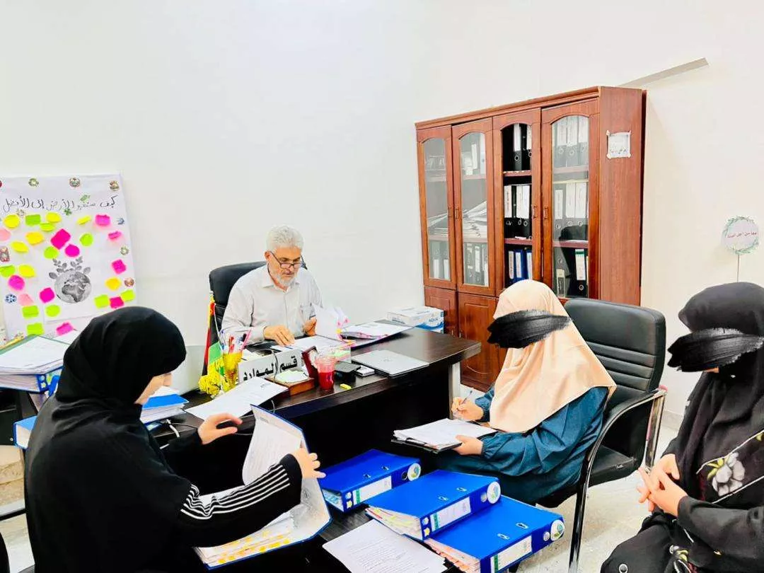 نحو الاعتماد البرامجي / الزيارة الثانية لفريق الدراسة الذاتية على مستوى الكلية لقسم علوم البيئة والموارد الطبيعية